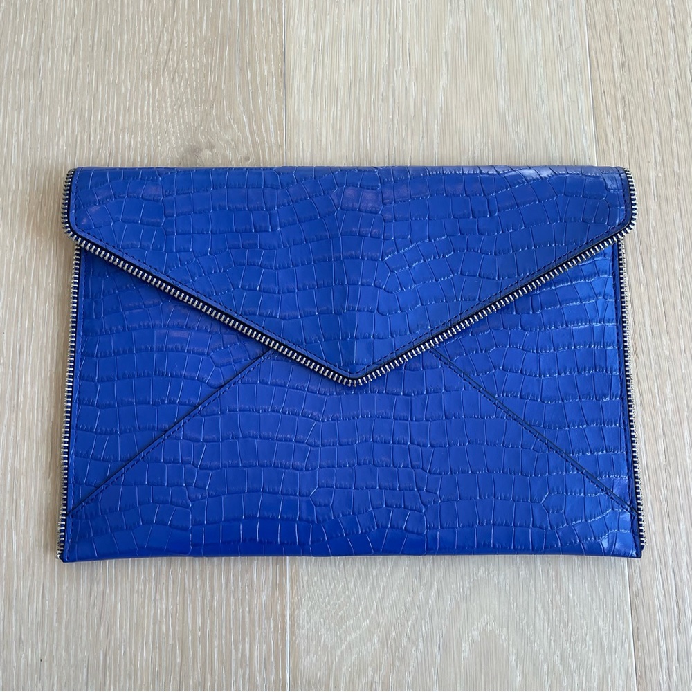 Rebecca Minkoff Leo Croc Envelope Clutch